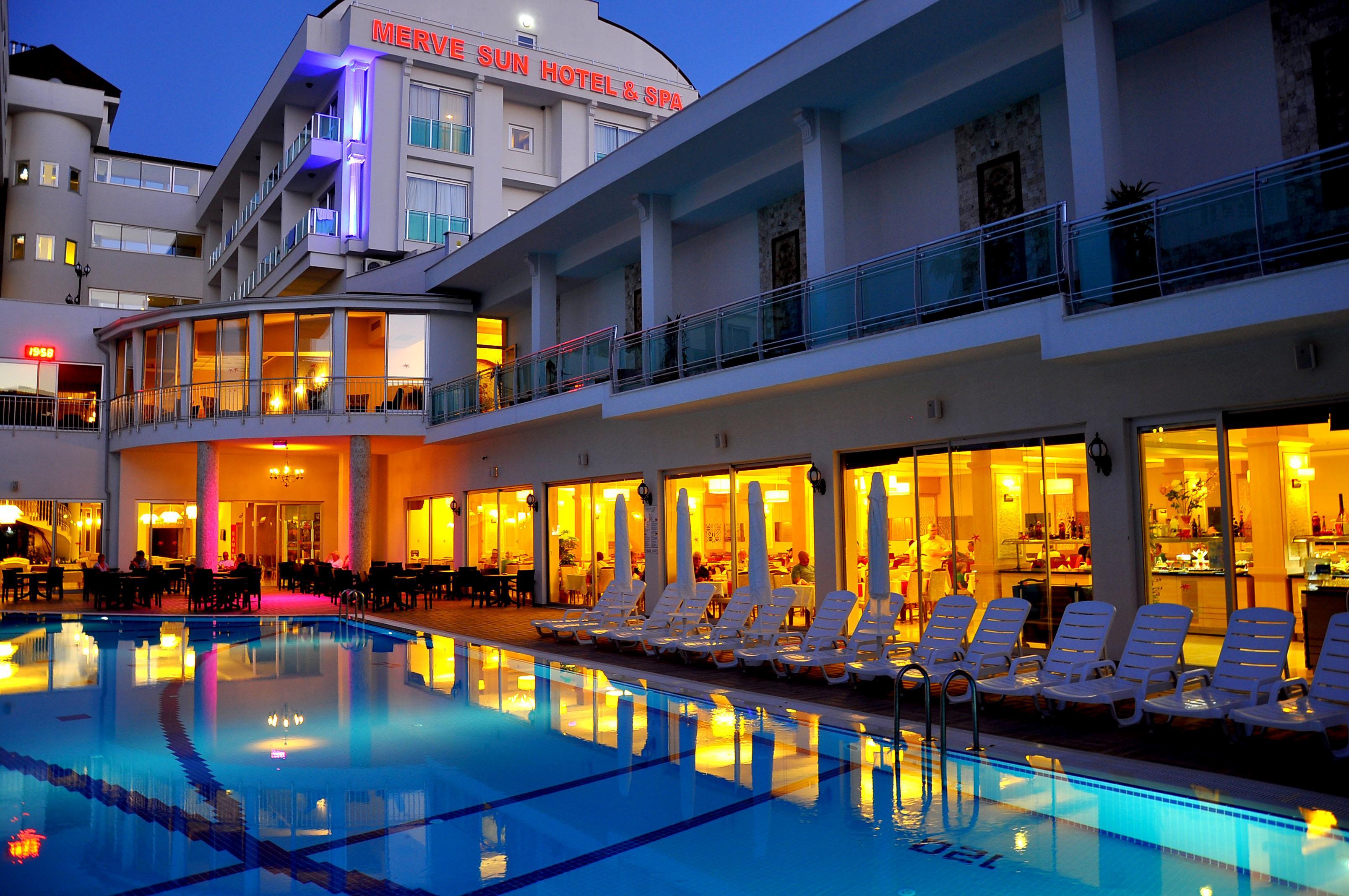 Merve Sun Hotel & Spa Side Exterior foto